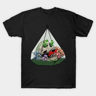 Skull and Mushroom Terrarium T-Shirt